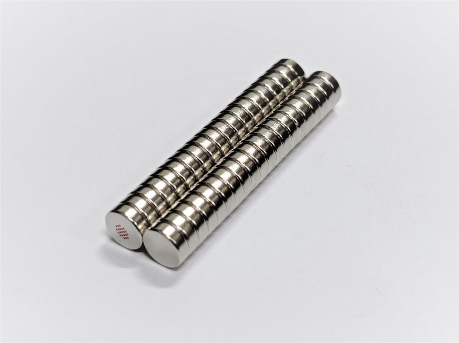 RARE EARTH D6 x 2   N42 GRADE